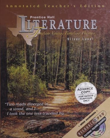 Cover of Prentice Hall Literature -- Timeless Voices, Timeless Themes -- Silver