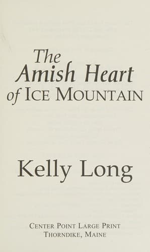 Cover of Amish Heart of Ice Mountain