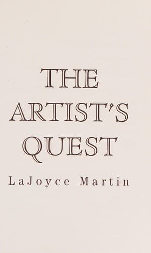Cover of The artist's quest