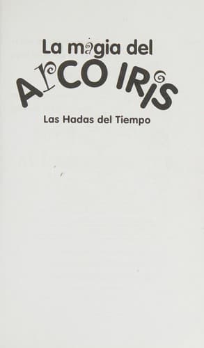 Cover of Bruma, el hada de la Niebla / Evie, The Mist Fairy (La Magia Del Arco Iris: Las Hadas Del Tiempo / the Magic of the Rainbow: Wheather Fairies) (Spanish Edition)