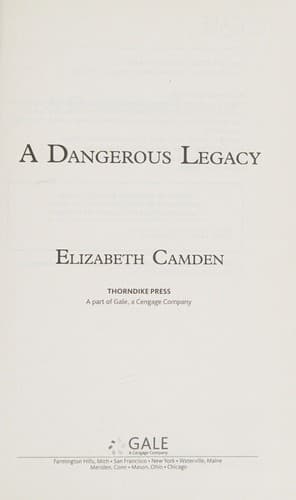 Cover of A Dangerous Legacy