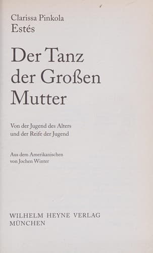 Cover of Der Tanz der Großen Mutter