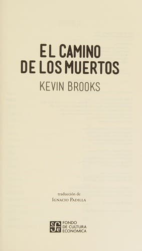 Cover of El Camino de Los Muertos