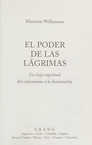 Cover of El poder de las lágrimas