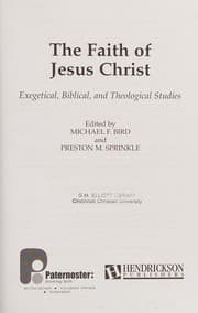 Cover of Faith of Jesus Christ