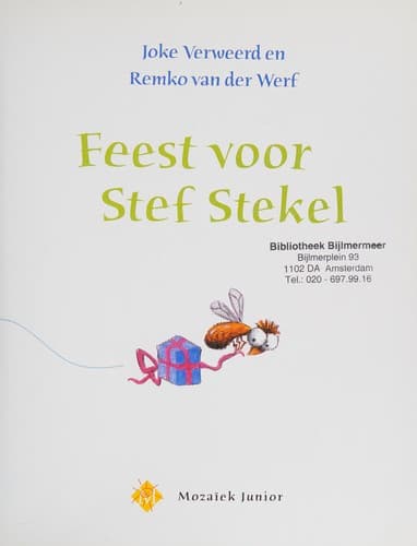 Cover of Feest voor Stef Stekel