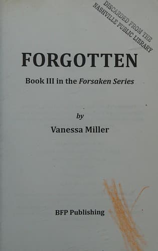 Cover of Forgotten