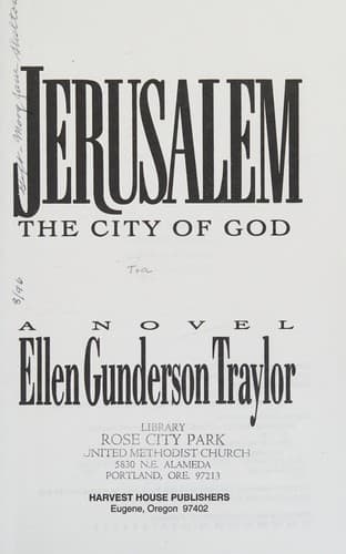Cover of Jerusalem--the city of God