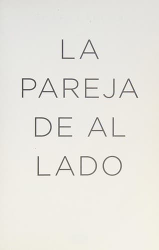 Cover of La pareja de al lado