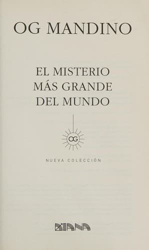 Cover of Misterio Más Grande del Mundo