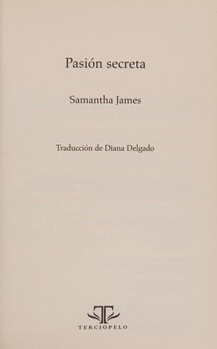 Cover of Pasion Secreta
