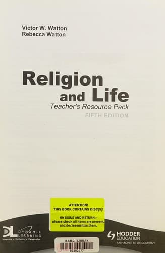 Cover of Religion and Life Teacher's Resource Pack Fifth Edition