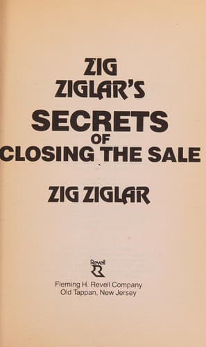 Cover of Secrets of Closing the Sale