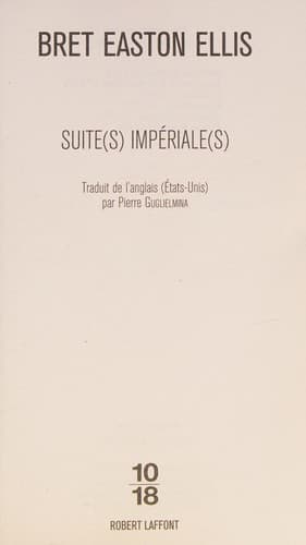 Cover of suite(s) impériale(s)