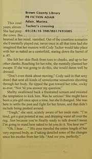 Cover of Tucker's Crossing