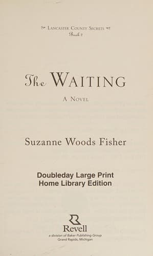Cover of The Waiting (Laaaaaancaster County Secrets, Book 2) (Large Print)