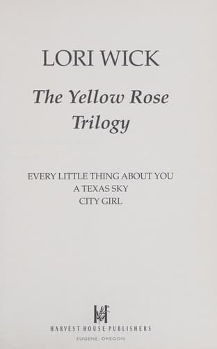 Cover of The Yellow Rose Trilogy