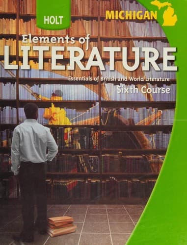 Cover of Holt Elements of Literature: Sixth Course