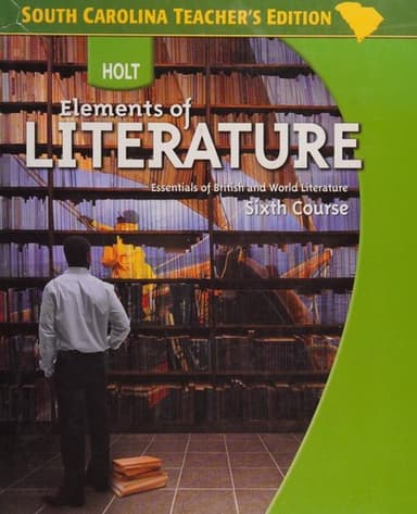 Cover of Holt Elements of Literature: Sixth Course