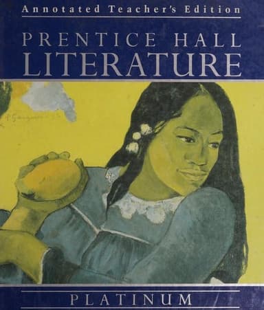 Cover of Prentice Hall Literature--Platinum--Second Edition.