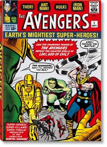 Cover of Marvel Comics Library. Avengers. Vol. 1. 1963-1965