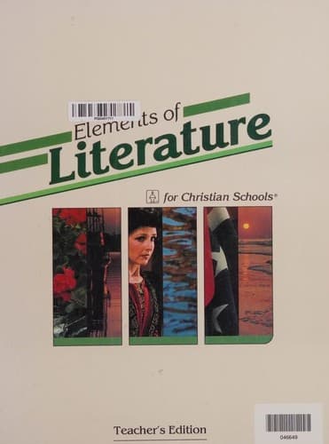 Cover of Elements of Literature