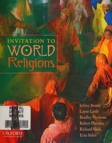 Cover of Invitation to world religions