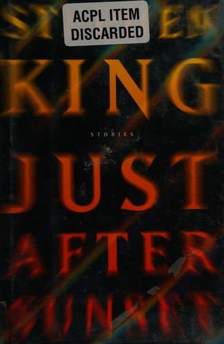 Cover of Just After Sunset