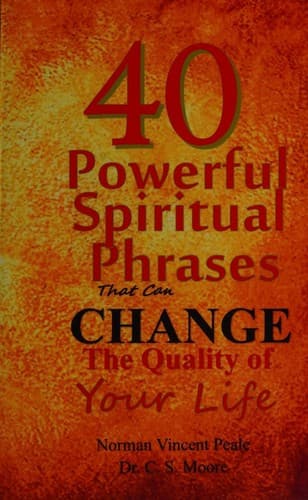 Cover of 40 powerful spiritual phrases that can change the quality of your life