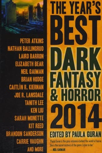 Cover of The Year's Best Dark Fantasy & Horror 2014