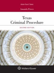 Cover of Texas Criminal Procedure and Evidence