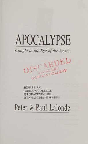 Cover of Apocalypse