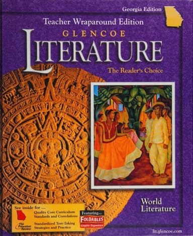 Cover of Glencoe literature: the reader's choice