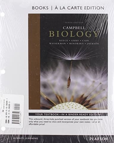 Cover of Campbell Biology, Books a la Carte Plus Mastering Biology with Etext -- Access Card Package