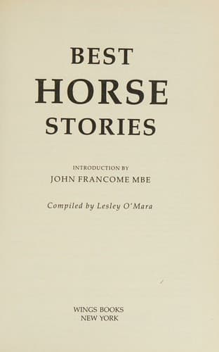 Cover of Best Horse Stories Ever