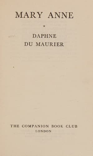 Cover of mary anne 