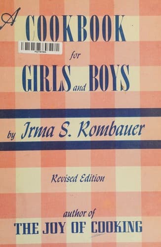Cover of A  cookbook for girls and boys