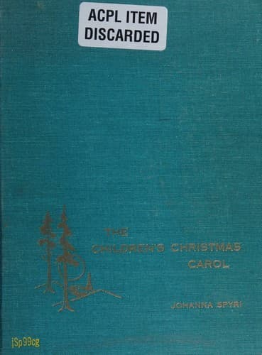 Cover of The Children's Christmas Carol