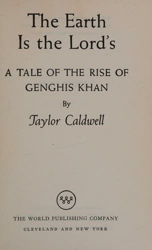 Cover of The Earth is the Lord's