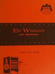 Cover of Eli Whitney, boy mechanic