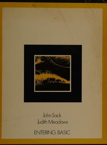 Cover of Entering BASIC