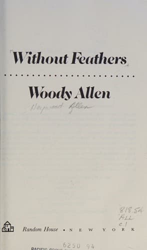 Cover of Getting Even, Without Feathers, Side Effects