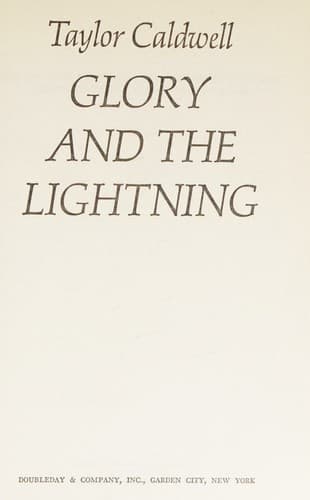Cover of Glory and the Lighting