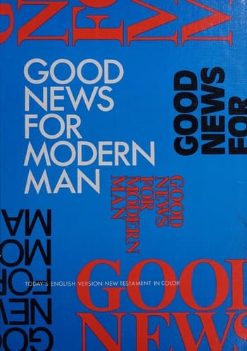 Cover of Good News For Modern Man - The New Testament in Color