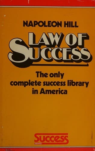 Cover of the law of success