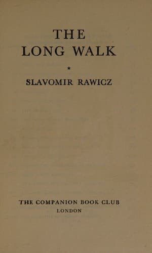 Cover of The long walk