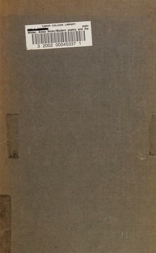 Cover of Modern Poetry and the Christian Tradition