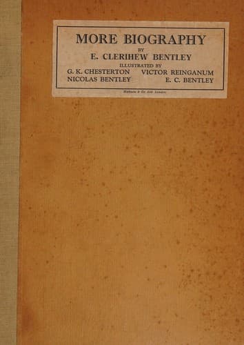 Cover of More biography