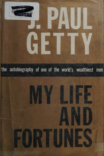 Cover of My life and fortunes.