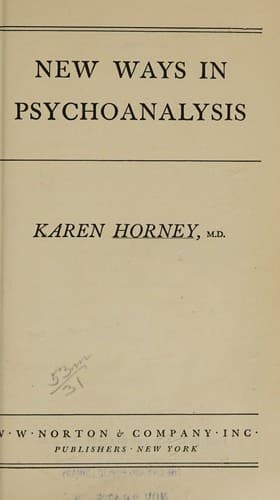 Cover of New Ways in Psycholanalysis